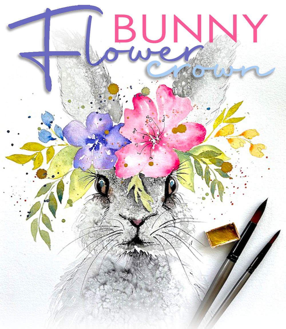 FRI 12 APRIL | 2 - 5PM  | Flower Crown Bunny | School Holiday Art Workshop